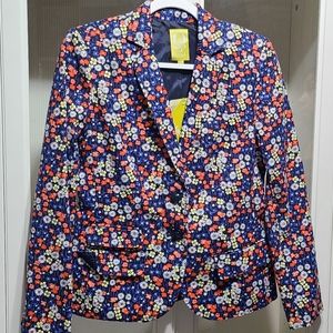 NWT QMack Floral Blazer sz 8